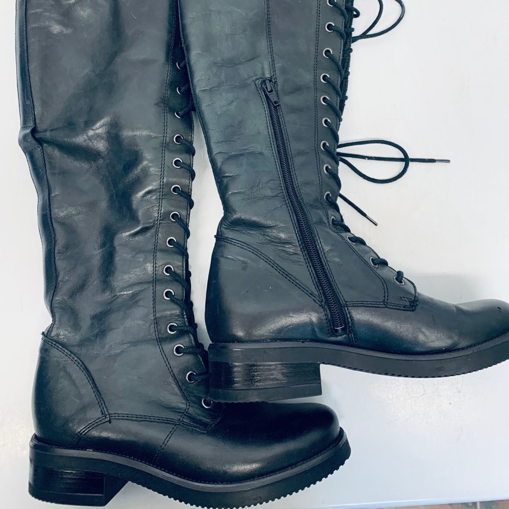 Genuine leather boots
